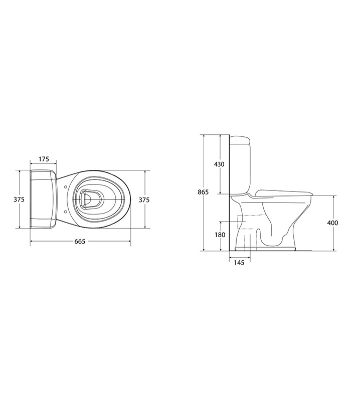 Posh Solus Round Toilet 2
