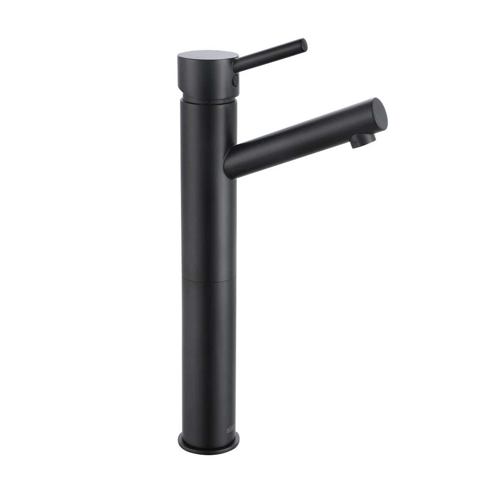 Alder Flex extended basin mixer in matte black
