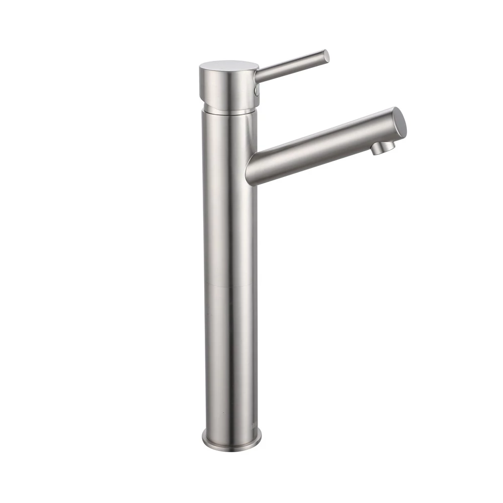 Alder Flex extended basin mixer in brushed nickel