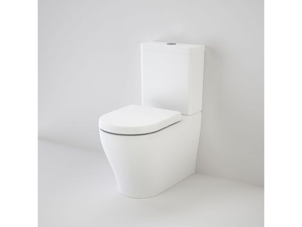 Caroma Luna wall faced close coupled toilet suite in white