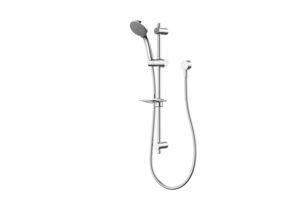 Posh Solus MK3 rail shower in chrome
