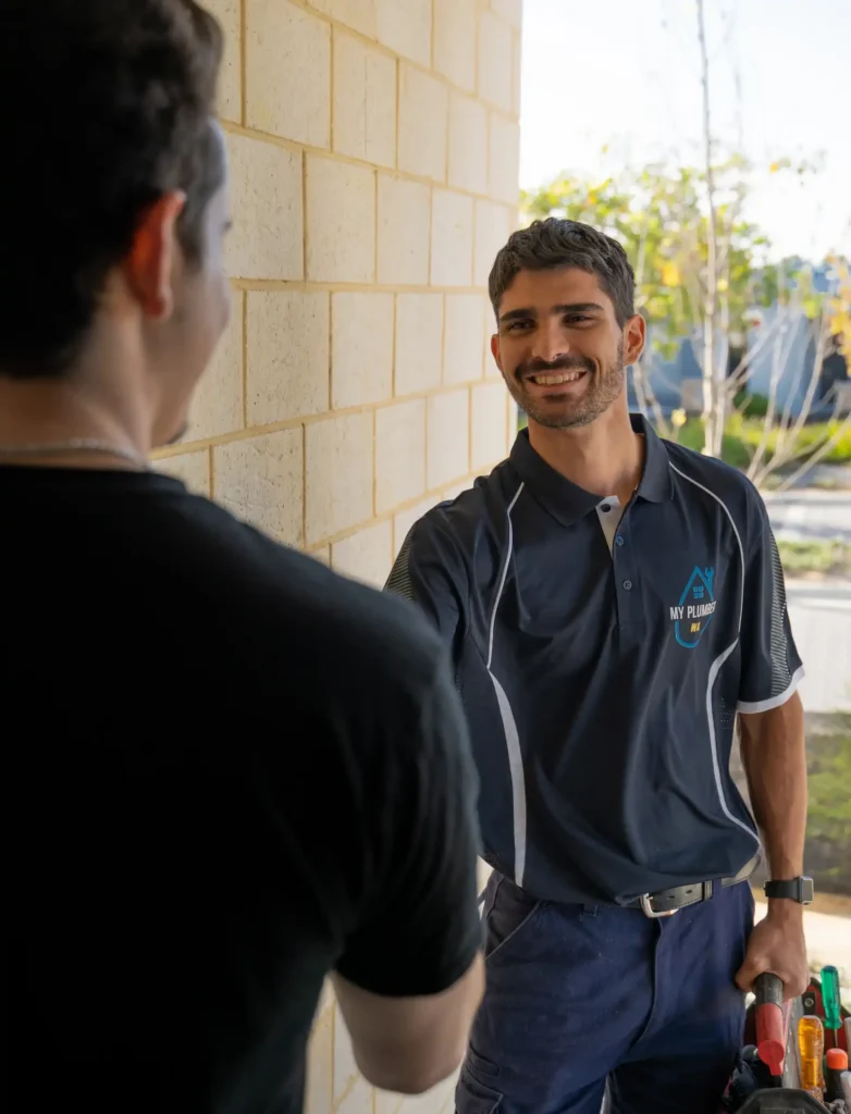 My Plumber WA plumber at work in Perth