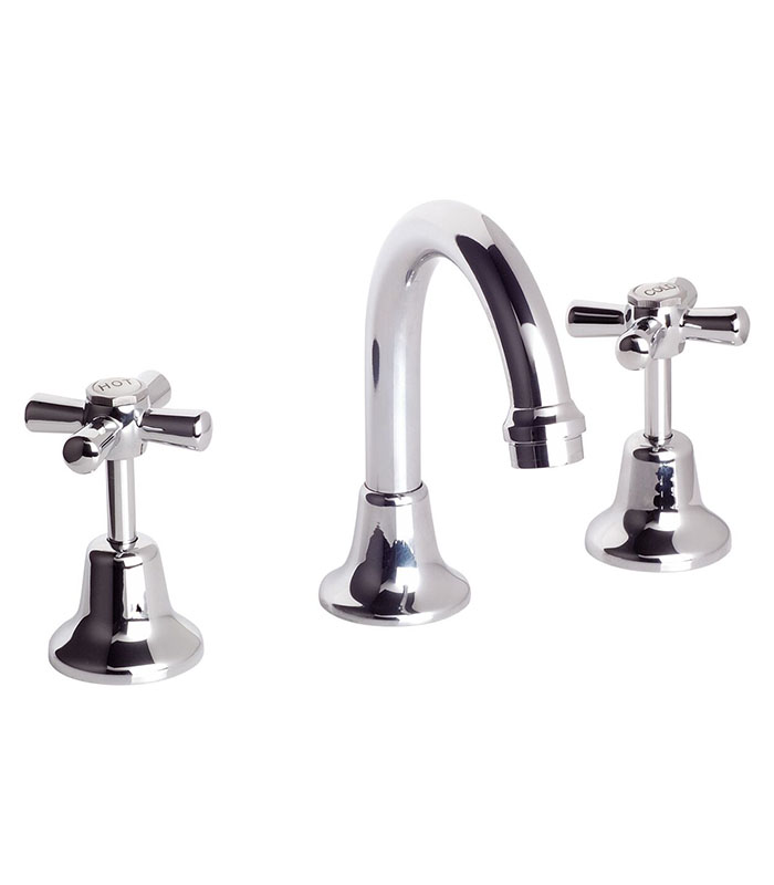 Posh Bristol swivel basin tap set in chrome